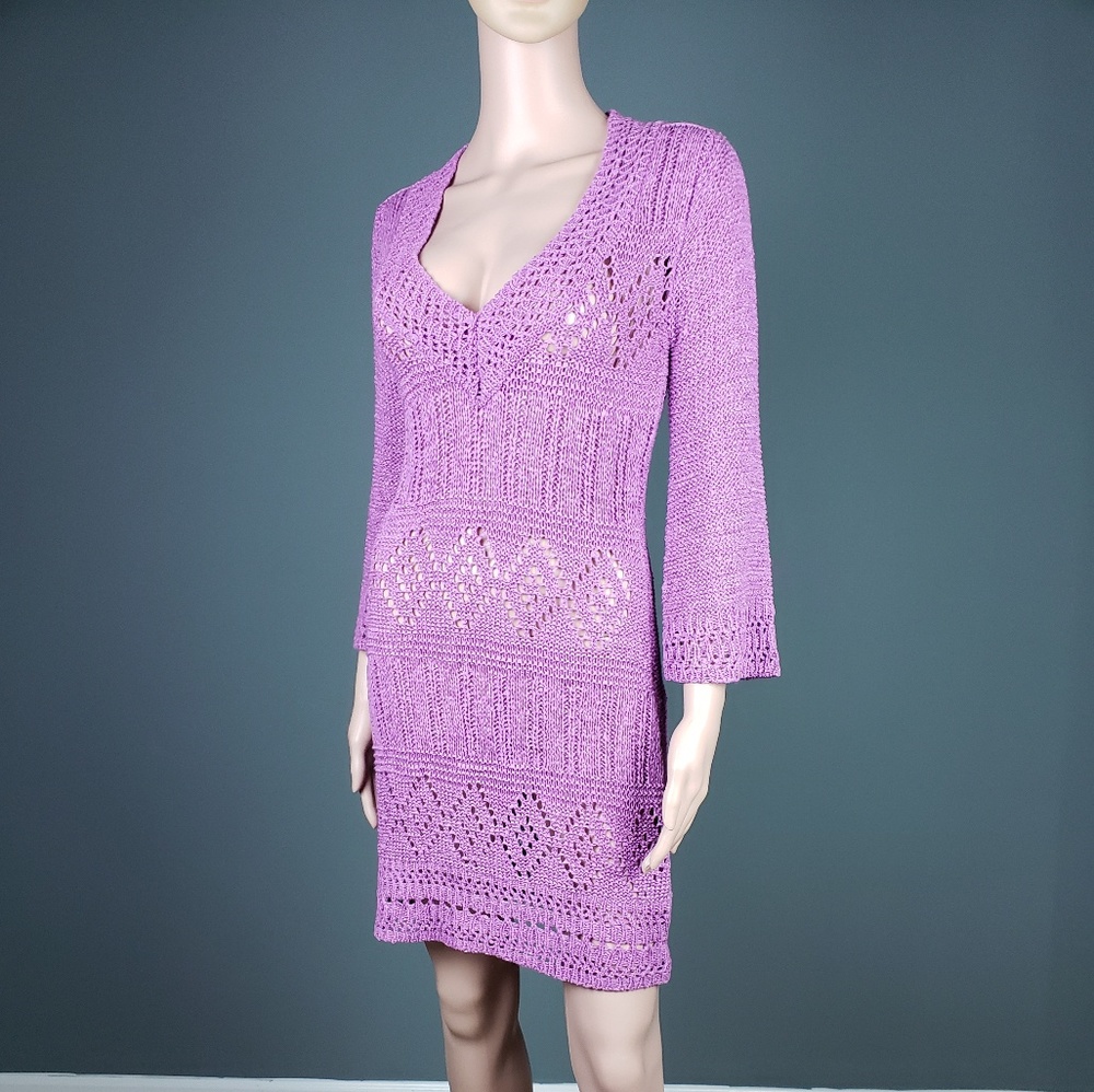 BCBGMAXAZRIA Crochet Dress Small (BCBG MAX AZRIA)